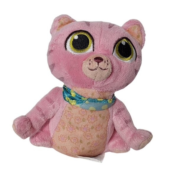 Disney Doc McStuffins Pink Whispers Kitty Cat Plush Stuffed Animal 6" - Picture 1 of 6